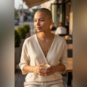 Christian Dior Logo 1990’s pendant and necklace